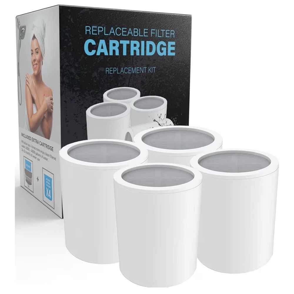 15-Stage Shower Filter Refills (4-Pack) | Universal Fit